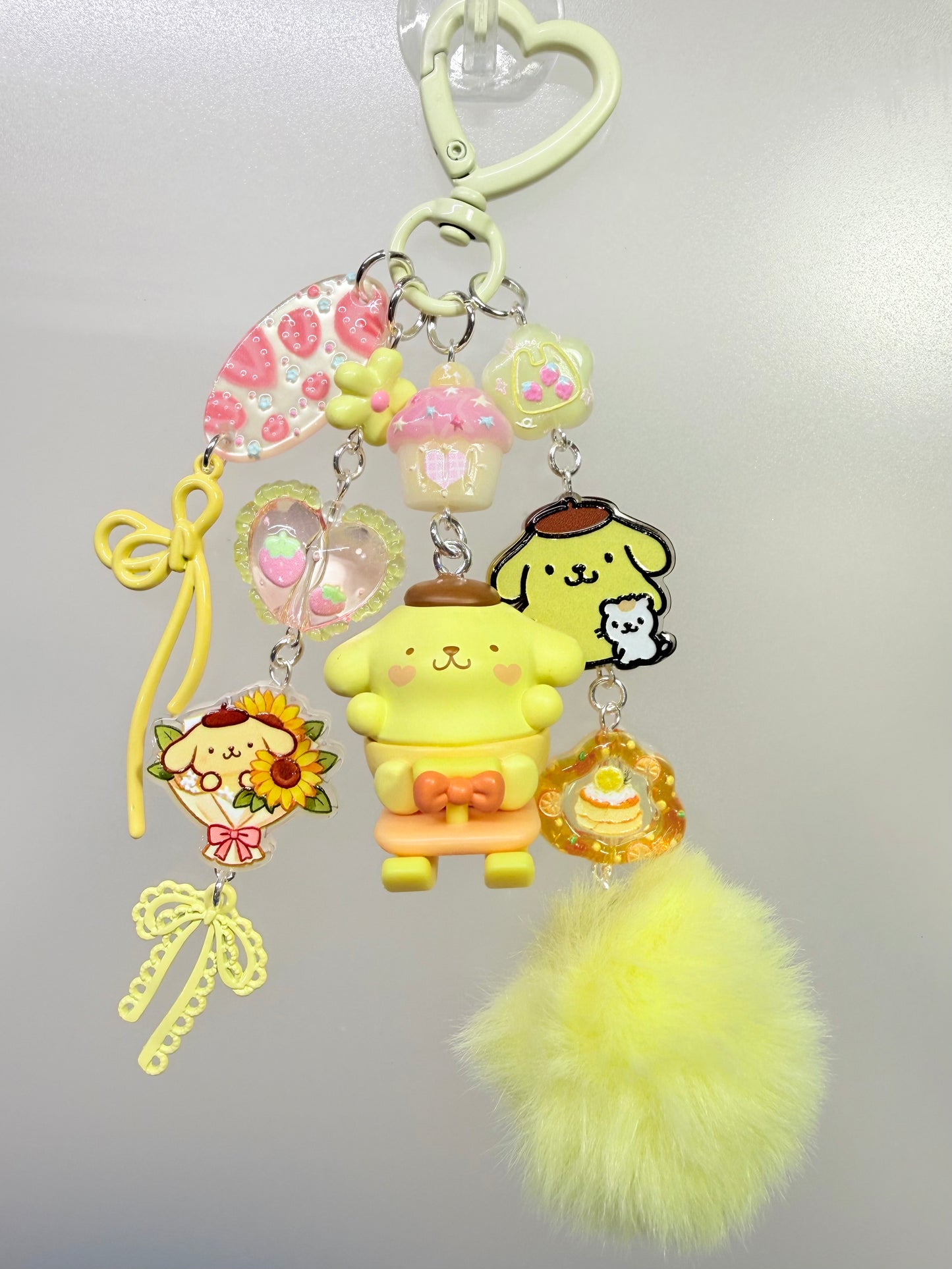 Pompompurin dangle bag charm