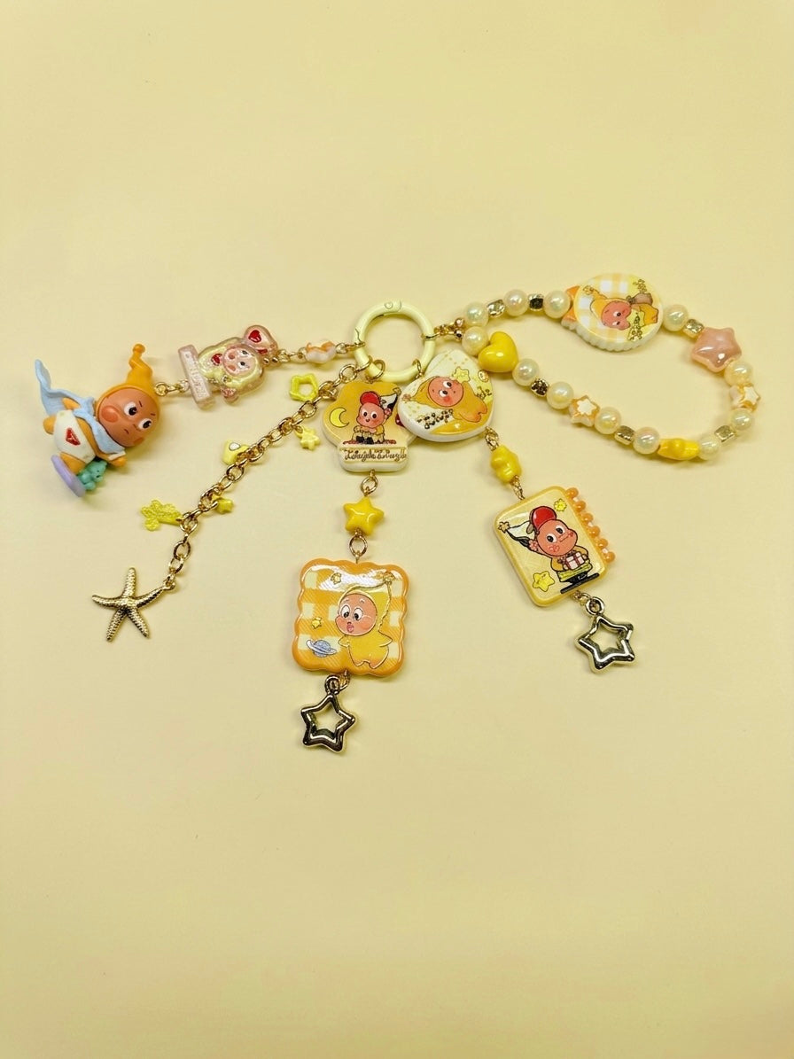 Twinkle bag charm stack