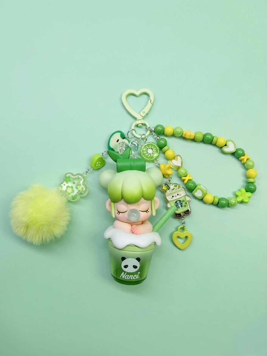 Baby Nanci Milk Tea bag charm