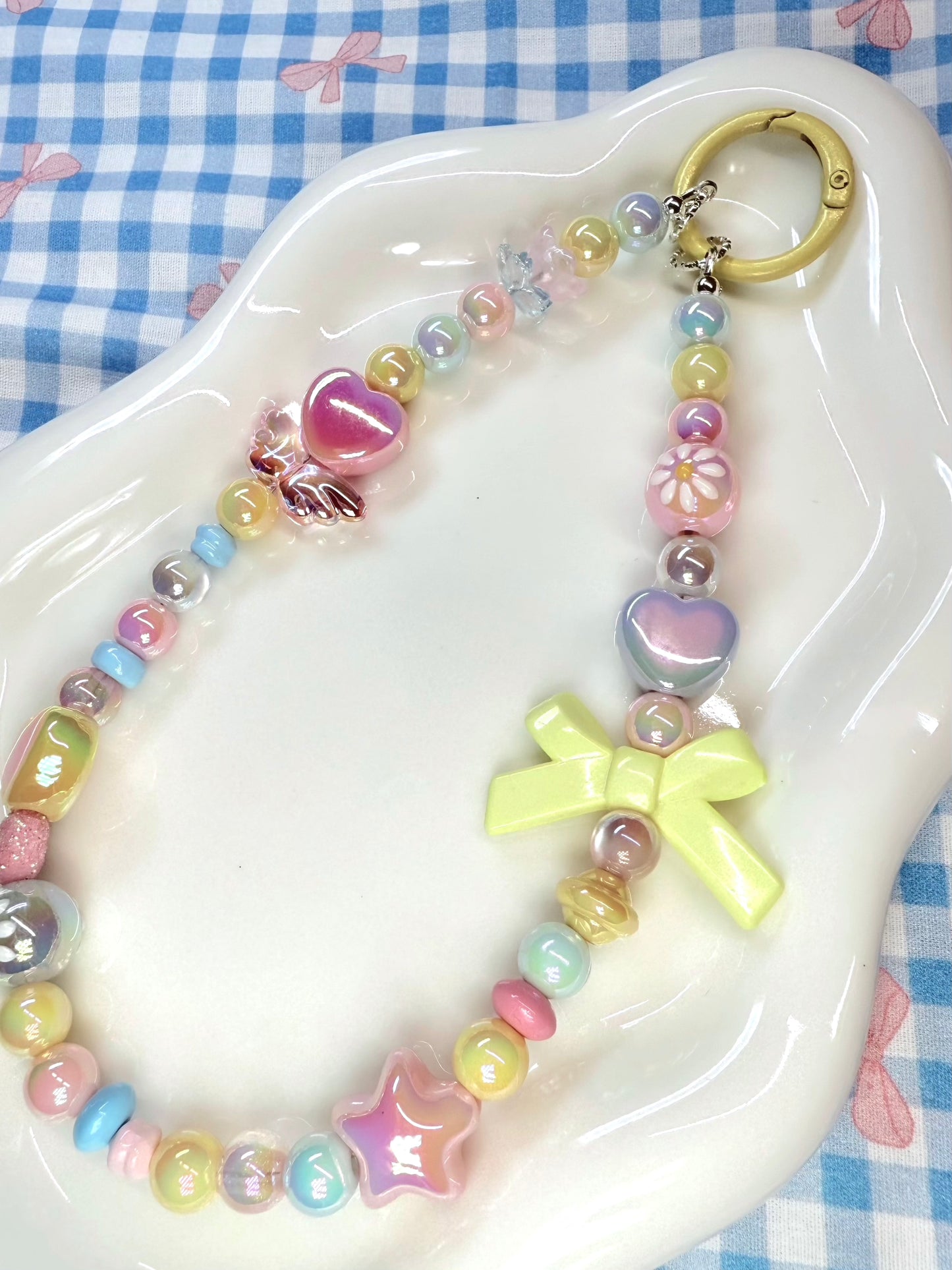 Dainty mix pastels phone charm