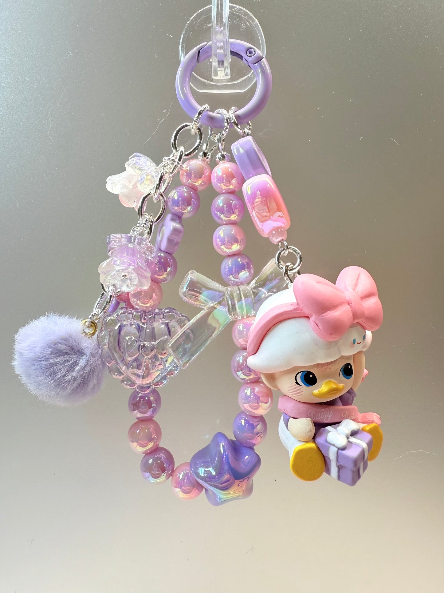 Popmart Dimoo Daisy Duck beanie dangle bag charm