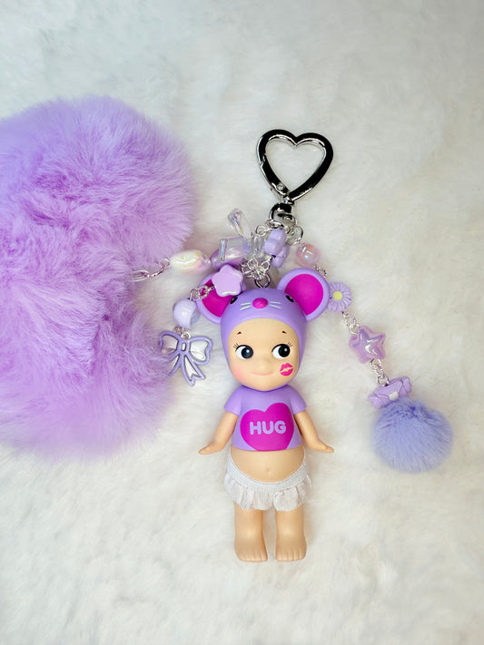 Sonny Angel bag charm – Kiss Kiss Mouse