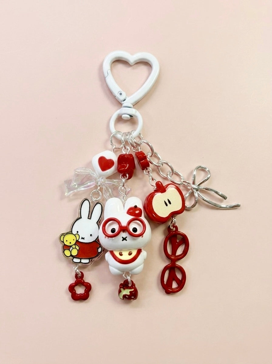 Miffy mini bag charm