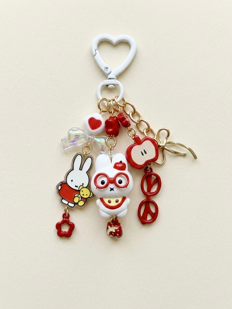 Miffy mini bag charm