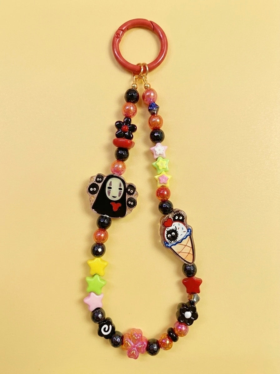 No-Face phone charm strap