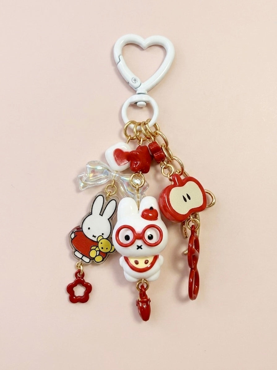 Miffy mini bag charm