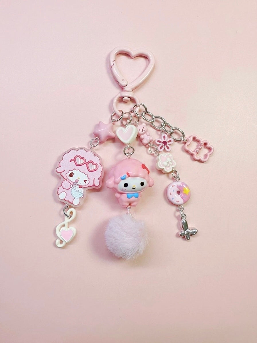 My Melody / Sweet Piano mini bag charm