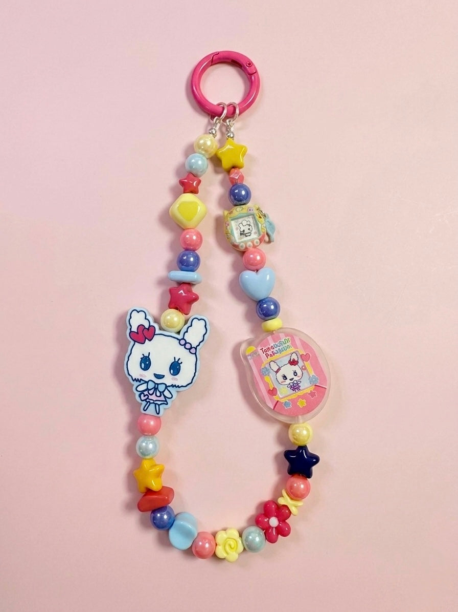 Tamagotchi phone charm strap