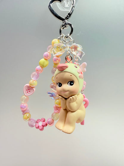 Sonny Angel bag charm – Cherry Blossom Parrot