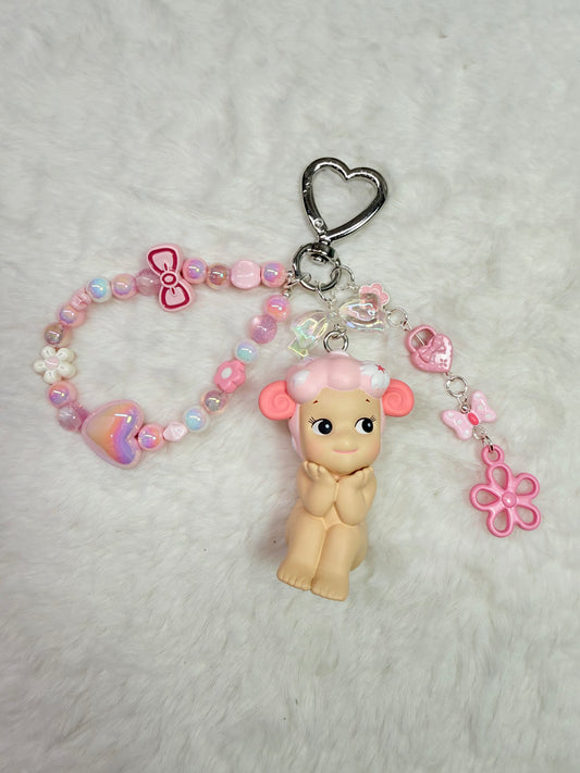 Sonny Angel bag charm – Cherry Blossom Sheep