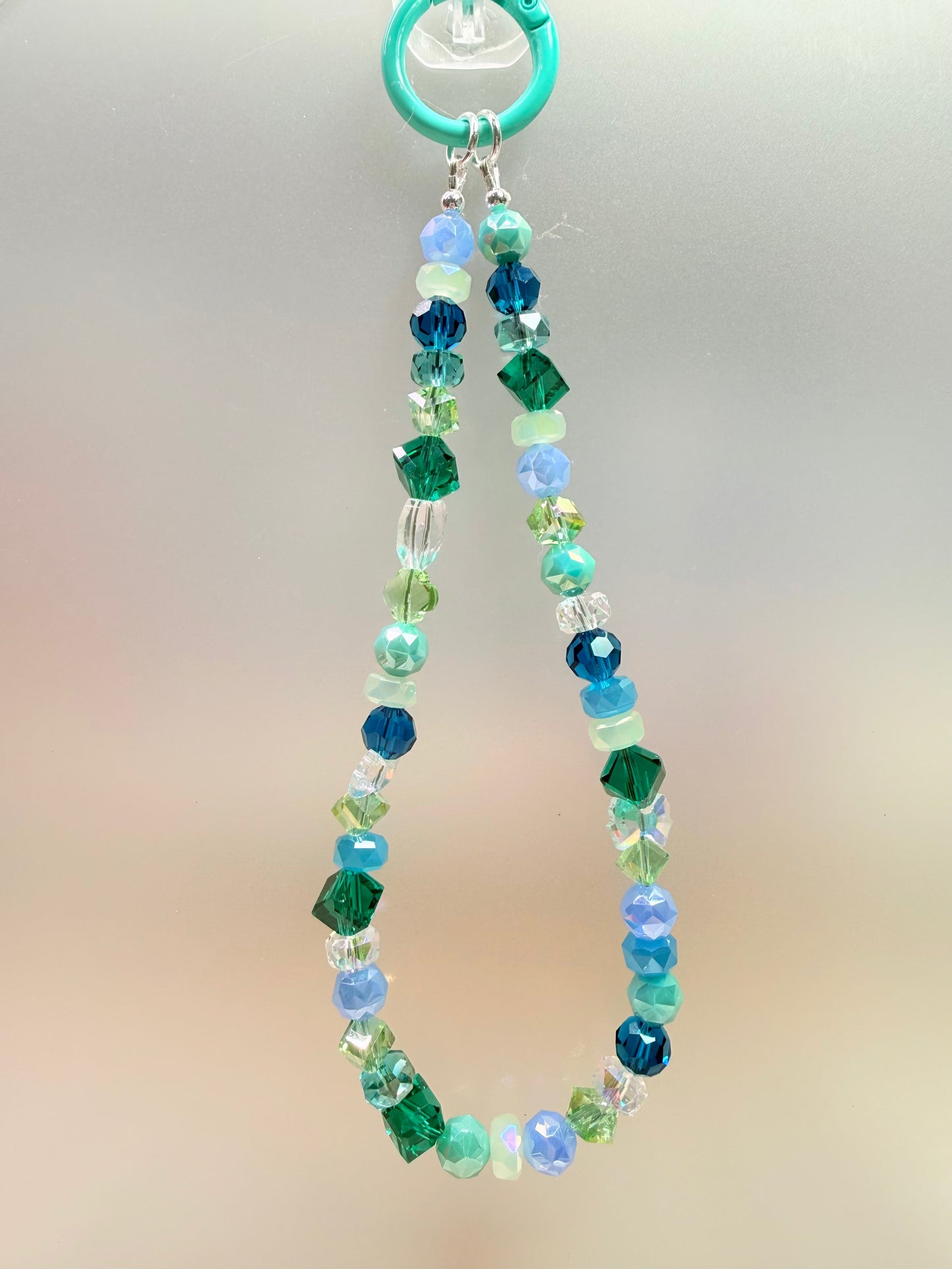 Sea glass dainty strap