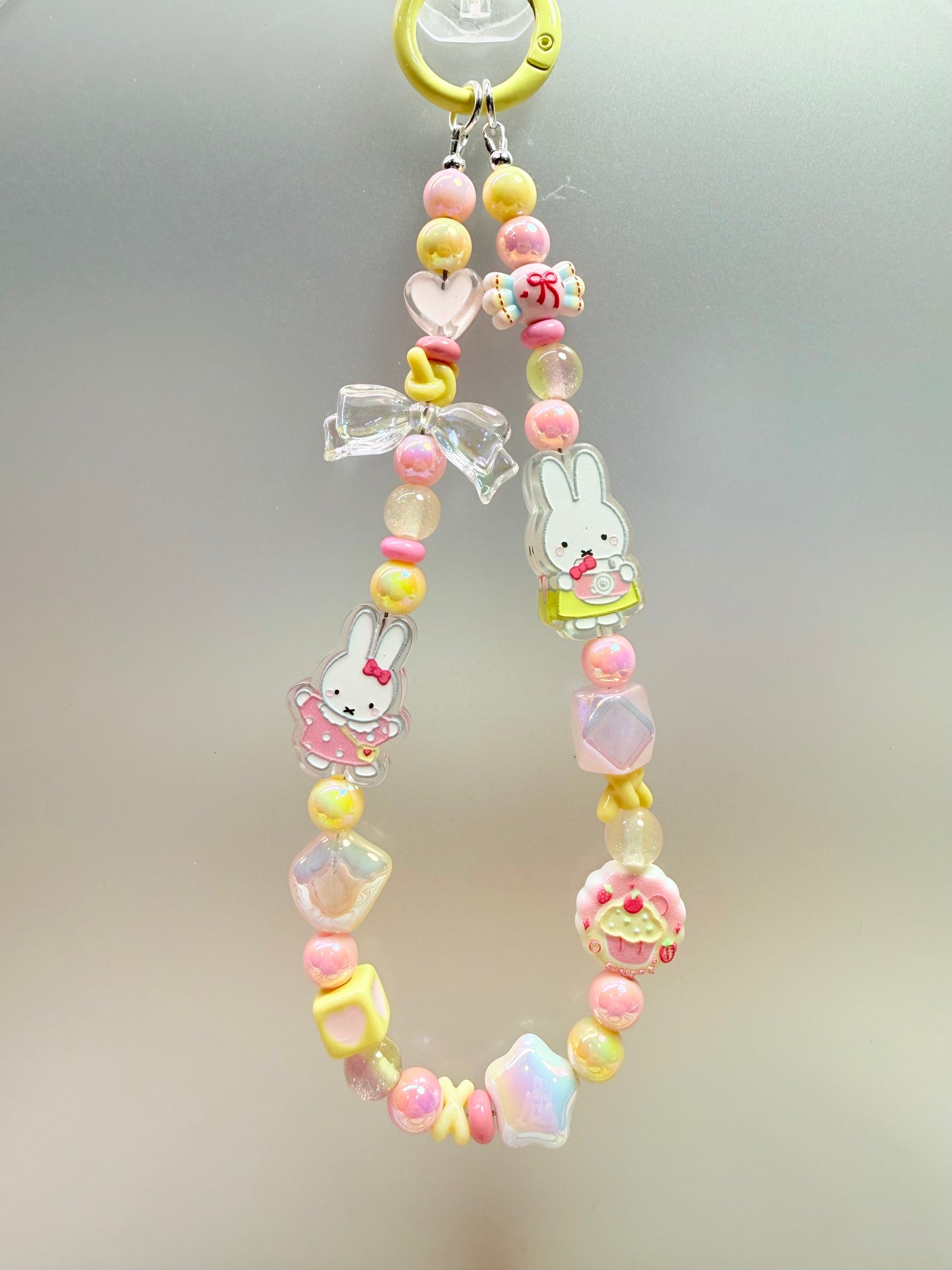 Miffy pink & yellow dainty strap