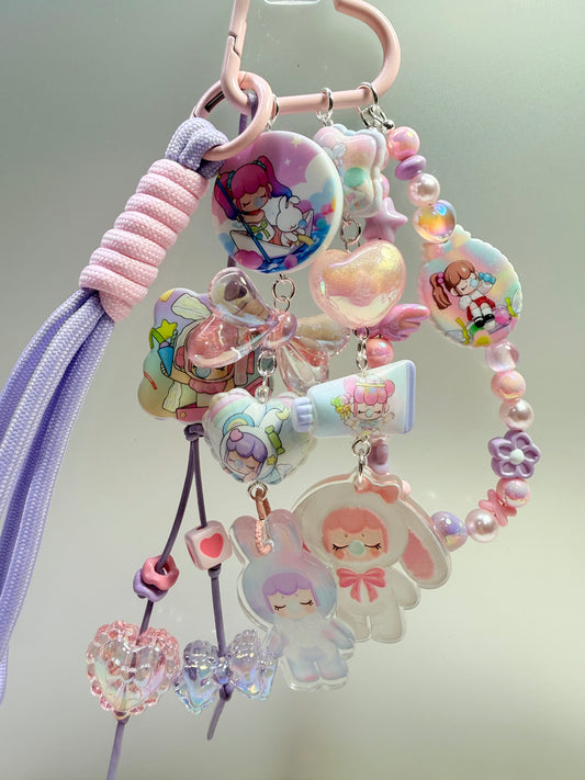 Nanci bag charm stack
