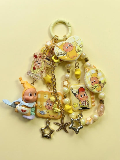 Twinkle bag charm stack