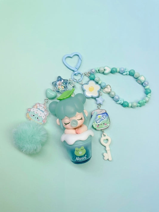 Baby Nanci Milk Tea bag charm