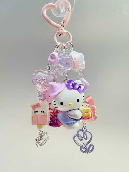 Hello Kitty witch dangle bag charm