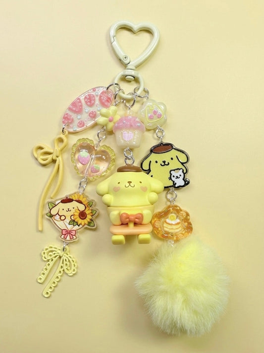 Pompompurin dangle bag charm