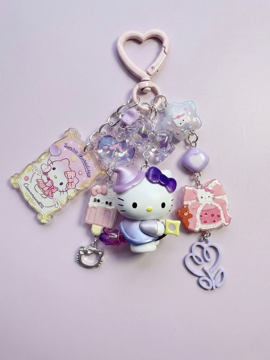 Hello Kitty witch dangle bag charm
