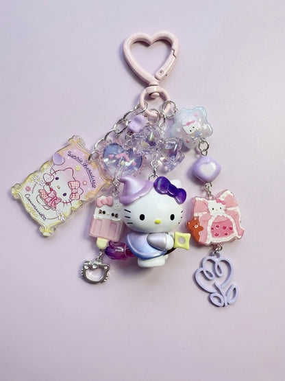Hello Kitty witch dangle bag charm
