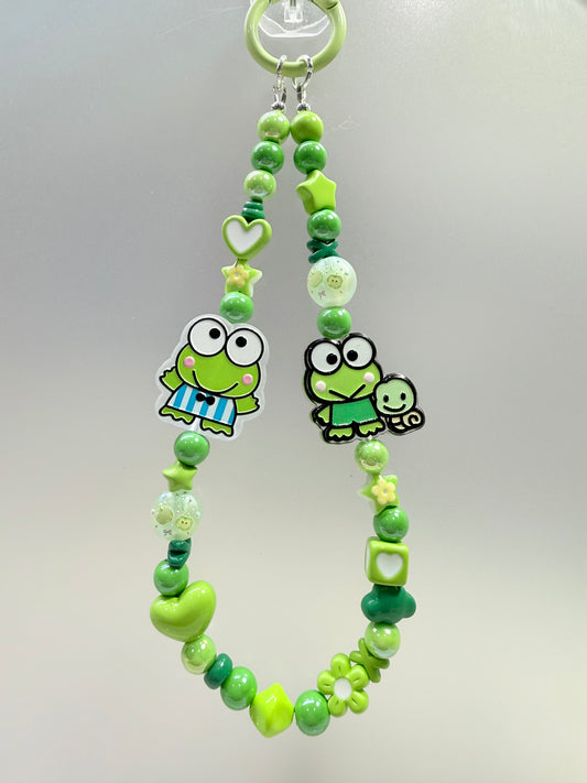 Keroppi phone charm strap