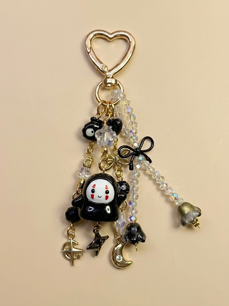 No-Face mini dangle bag charm