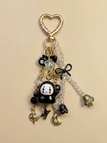 No-Face mini dangle bag charm