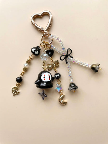 No-Face mini dangle bag charm