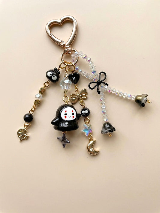 No-Face mini dangle bag charm