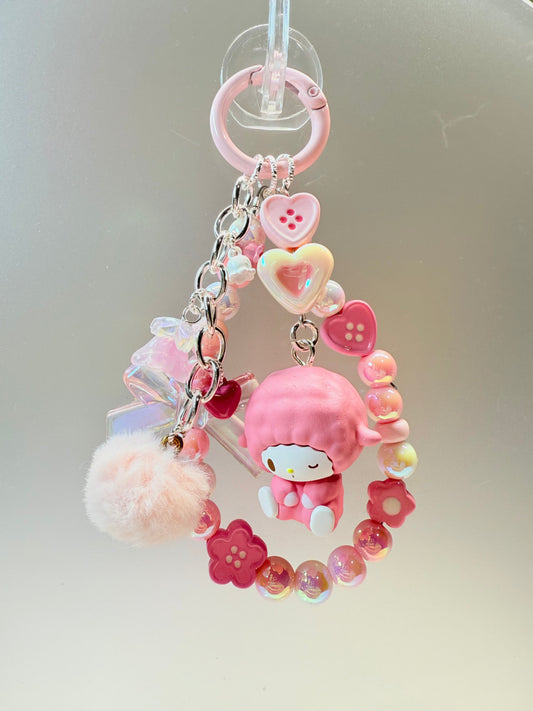 Sweet Piano beanie dangle bag charm