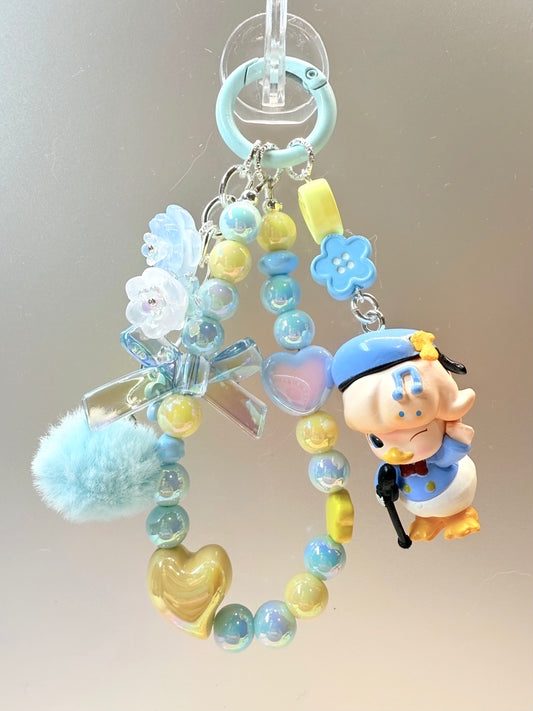 Popmart Dimoo Donald Duck beanie dangle bag charm
