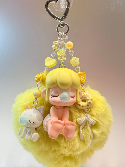 Baby Nanci bag charm – Yellow