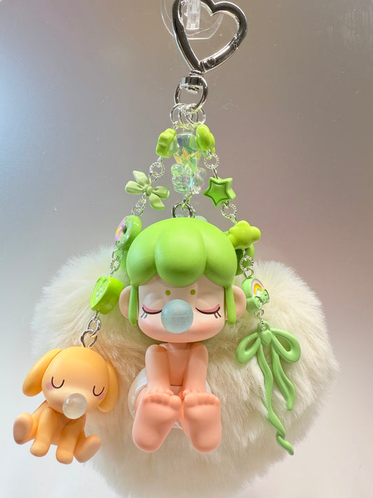 Baby Nanci bag charm – Green