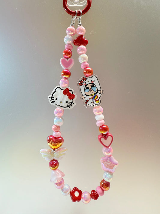 Hello Kitty x Crybaby pink dainty strap