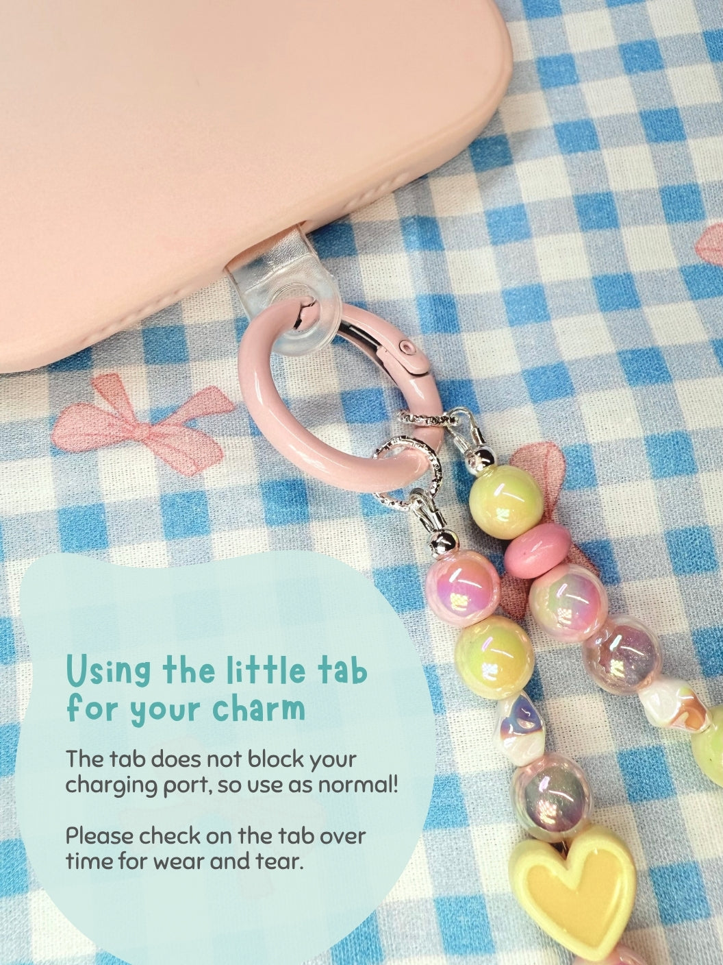 Gudetama dainty charm strap