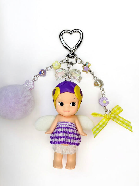 Sonny Angel bag charm – Pansy flower