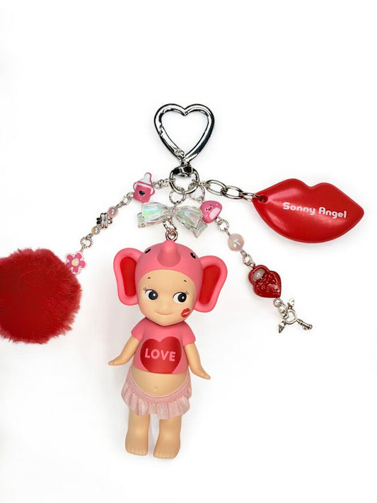 Sonny Angel bag charm – Kiss Kiss Elephant