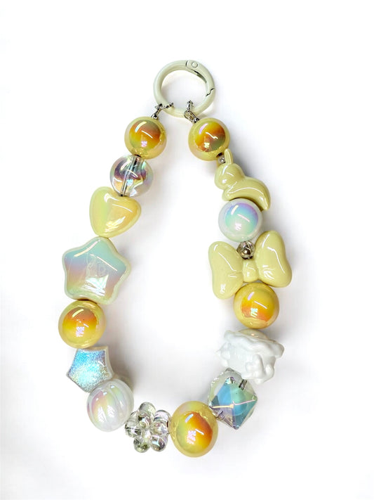 Chonky yellow bag charm